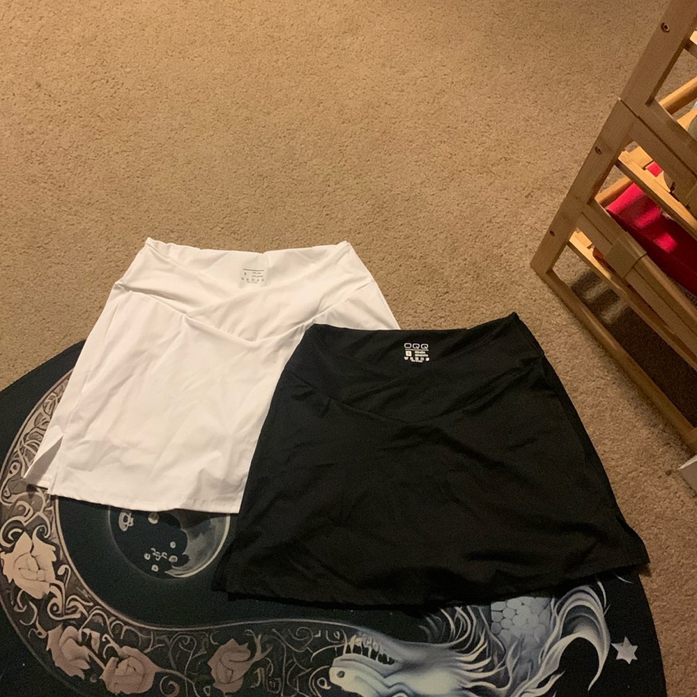 2 pair sporty skort set